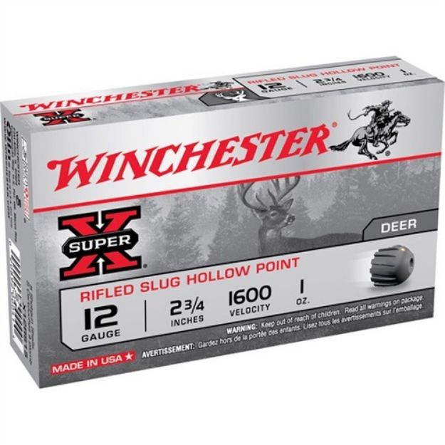 Picture of Winchester Super-X 12Ga 2.75" 1Oz Slug 15Rd 10Bx/Cs