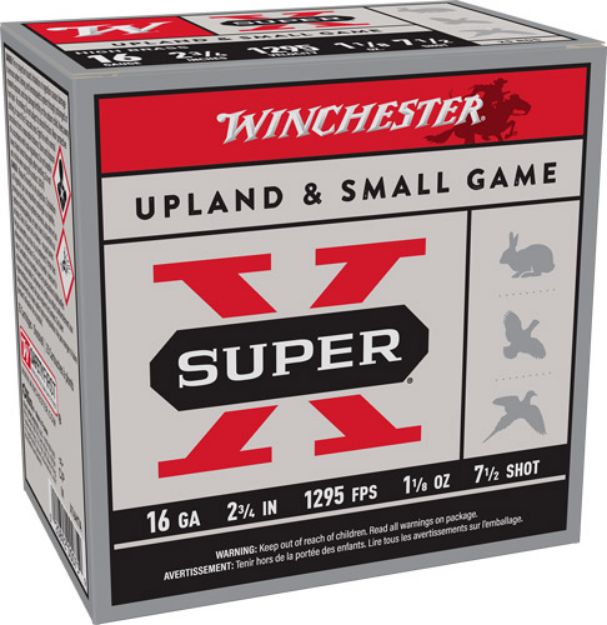 Picture of Winchester Super-X 16Ga 2.75" 1-1/8Oz #7.5 25Rd 10Bx/Cs