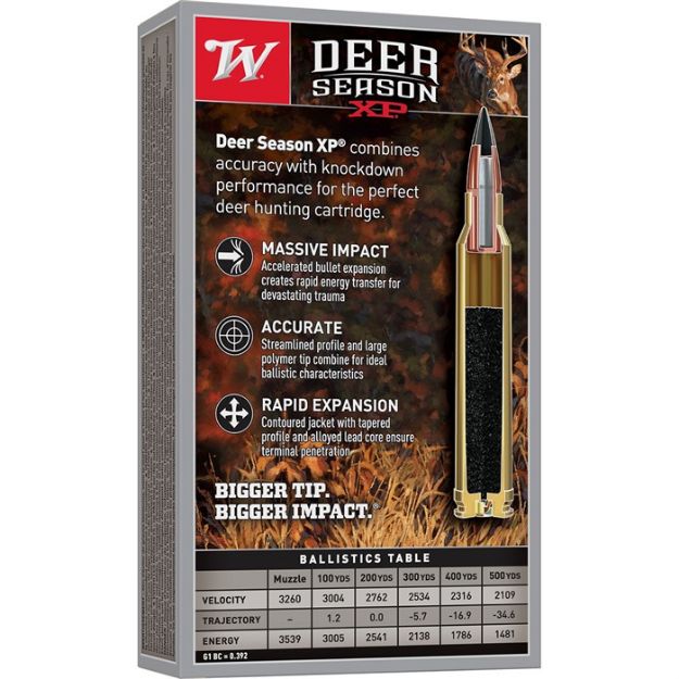 Picture of Winchester Deer Xp 300 Win Mag 150Gr Extreme Pt 20Rd 10Bx/Cs