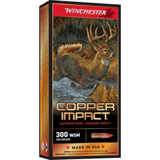 Picture of Winchester Copper Impact 300 Wsm 150Gr 20Rd 10Bx/Cs