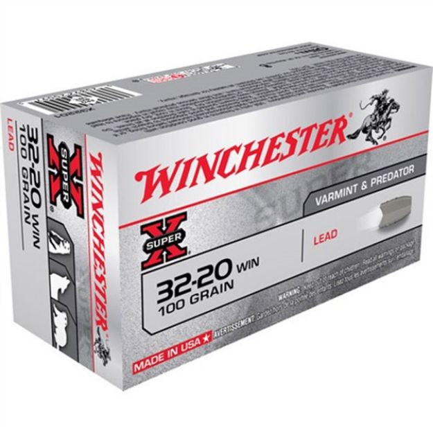 Picture of Winchester Super-X 32-20 Win 100Gr Lead-Fp 50Rd 10Bx/Cs