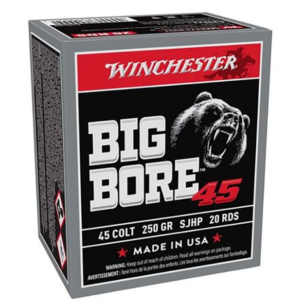 Picture of Winchester Big Bore 45 Lc 250Gr Jhp 20Rd 10Bx/Cs