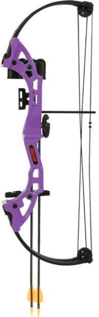 Picture of Bear Archery Youth Compound Bow Brave Rh Purple Age 8+