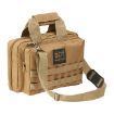 Picture of Bulldog Deluxe 2 Pistol Range Bag W/Molle Tan