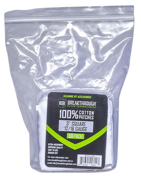 Picture of Breakthrough Cleaning Patches 3" Square .12/.16 Ga 50 Pack