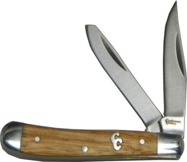 Picture of Abkt Cattlemans Cutlery Sage Brush Peanut 2-Blade Zebrawd!