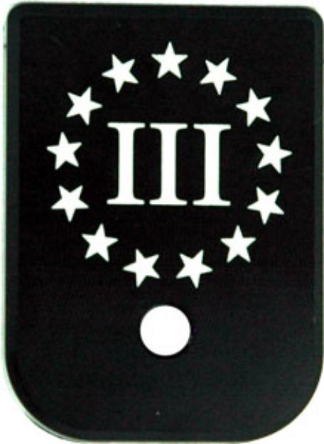 Picture of Cruxord Magazine Base Plate 3% Flag Fits Most Glocks!