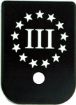 Picture of Cruxord Magazine Base Plate 3% Flag Fits Most Glocks!