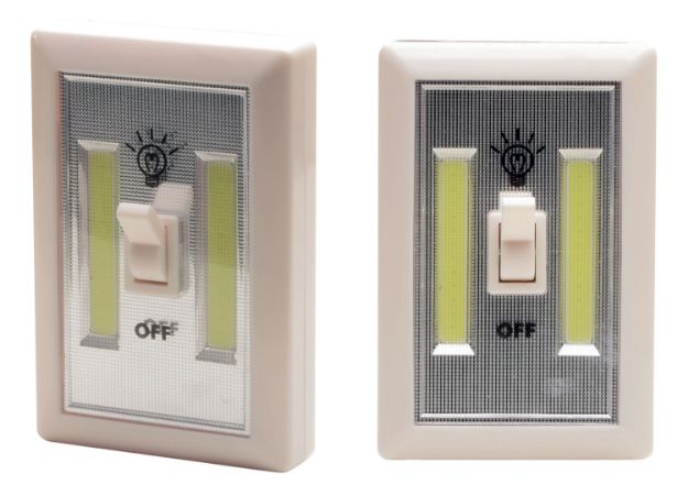 Picture of Cyclops Light Wall Switch Cob Led 200 Lumen 2/Pack Ivory