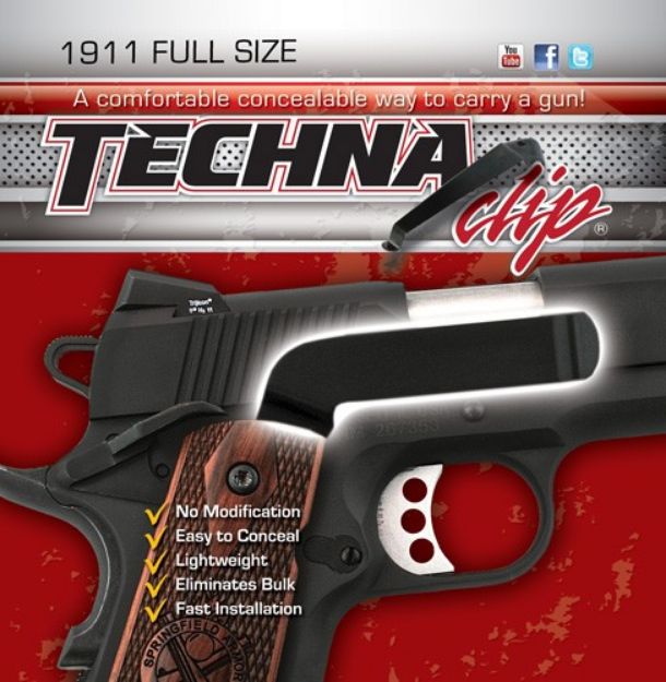 Picture of Techna Clip Handgun Retention Clip Colt 1911&Commander Right