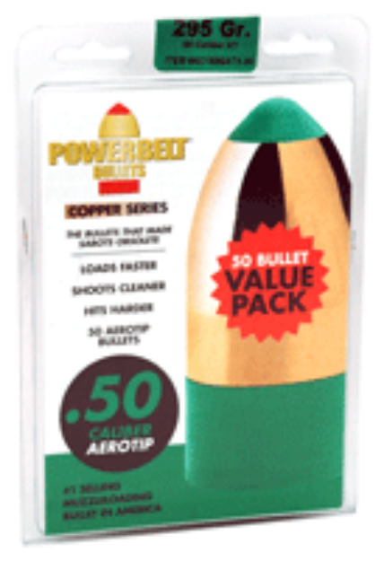 Picture of Cva Powerbelt At Bullets 50 Caliber 295Gr 50-Count