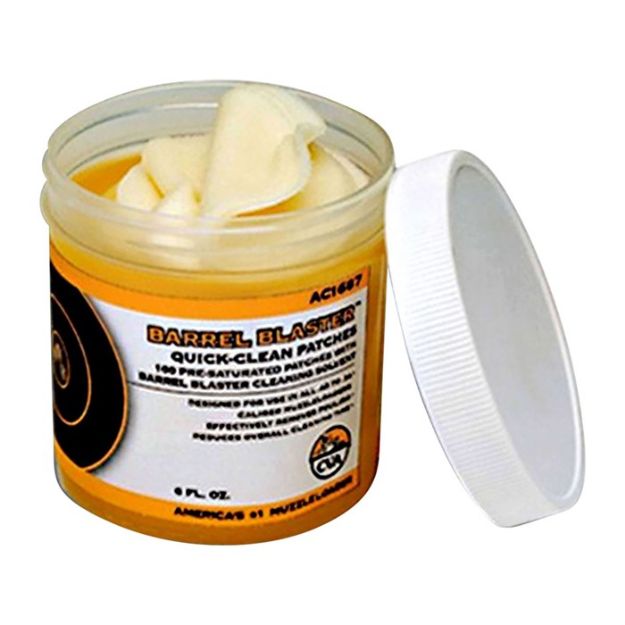 Picture of Cva Barrel Blaster Treated Cleaning Patches 100-Pack