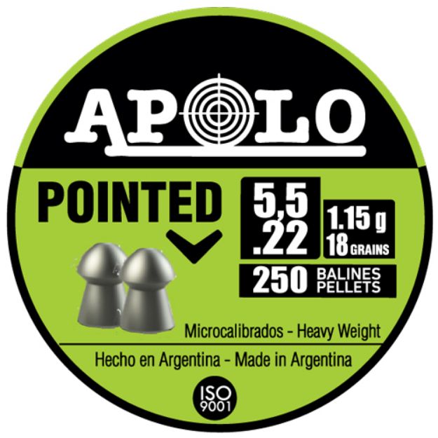Picture of Hatsan Apolo 22 Pointed 18 Grain 250 Pack