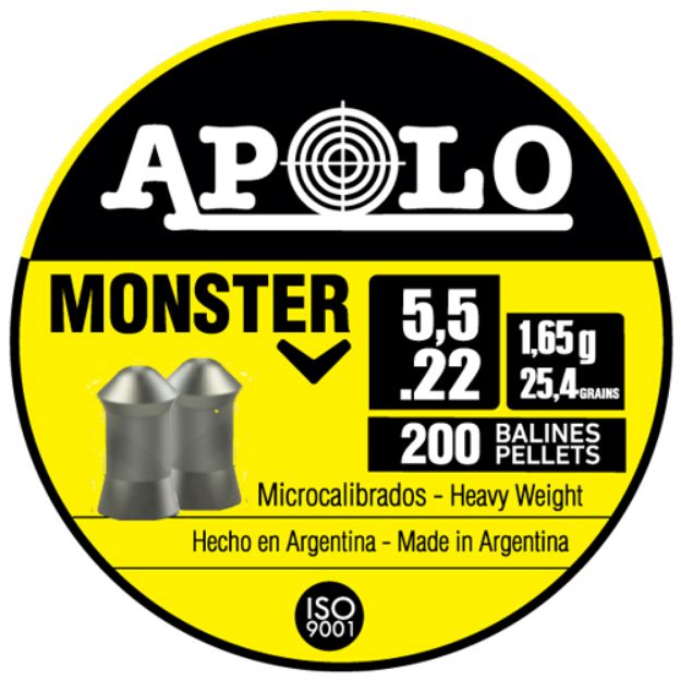 Picture of Hatsan Apolo 22 Monster 25.4 Grain 200 Pack