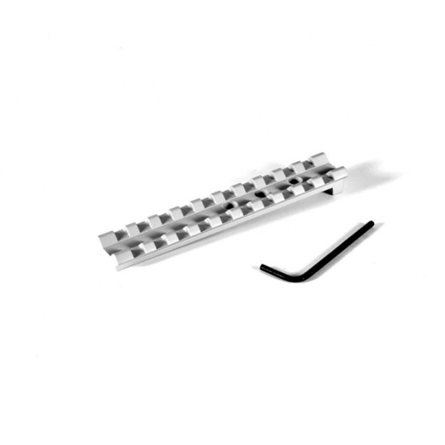 Picture of Egw Scope Base S&W Revolver Picatinny Rail Silver