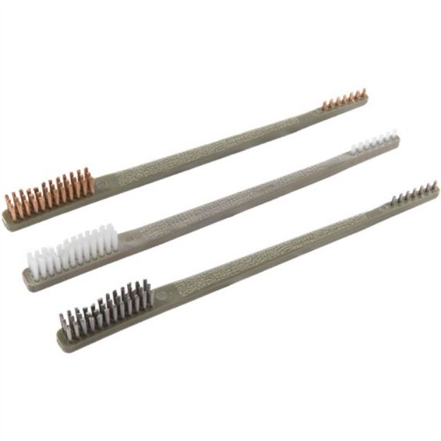 Picture of Otis Receiver Brush 3 Pack Nylon Bronze Stainless Steel