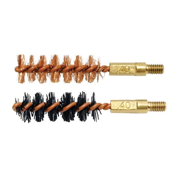 Picture of Otis Bore Brush .40 Cal 2-Pk 1-Nylon 1-Bronze 8-32 Thread