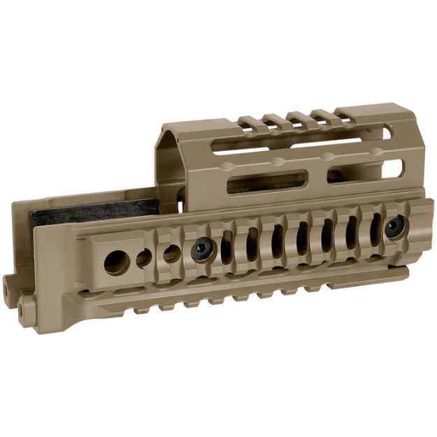 Picture of MIDWEST AK ALPHA QUAD RAIL 6.0" FDE