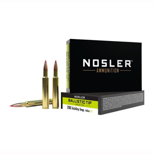 Picture of NOSLER 280ACKLY IMP 140GR BT 20/200