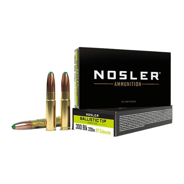 Picture of NOSLER 300BLK 220GR BT RN 20/400