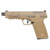 Picture of S&W M&P 5.7 No Thumb Safety 5" 2-22 Rd Mags Optic Cut Fde