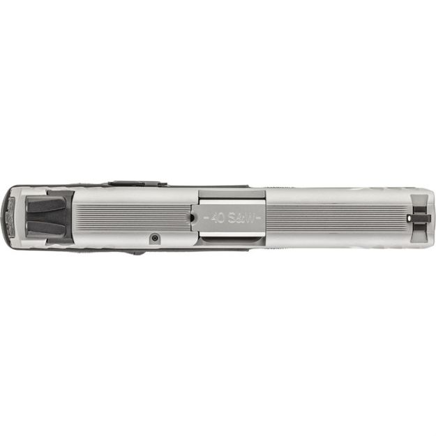 Picture of S&W Sd40 2.0 40Sw 4" Fs 14-Sh Silver Ss Slide/Black Polymer