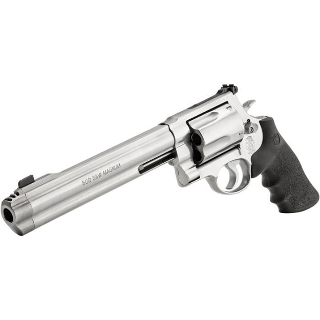 Picture of S&W 500 500Sw 8.38" As 5-Shot Stainless Steel Rubber