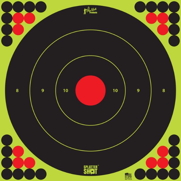 Picture of PRO-SHOT TARGET 17" GRN BULLSEYE 5PK
