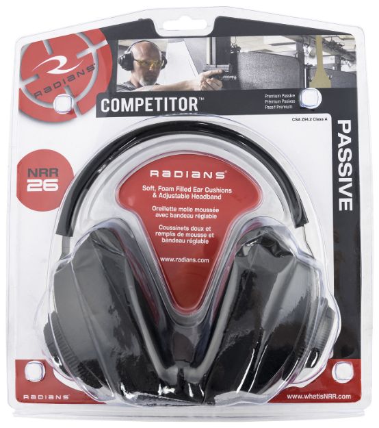 Picture of RADIANS COMPETITOR MUFF NRR26 BLK