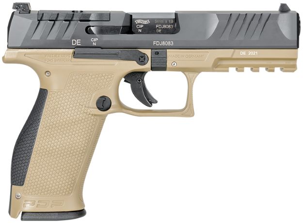 Picture of Walther Pdp Or 9Mm 4.5" 18-Shot Tan Polymer Frame
