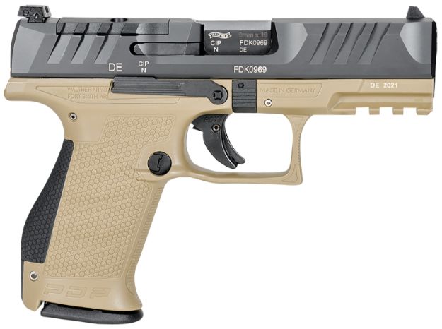 Picture of Walther Pdp Compact 9Mm 4" Fs 15-Shot Tan Polymer Frame