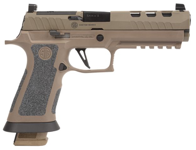 Picture of Sig P320 Xfive Dh3 9Mm 5" Or Xray3 (3)21Rd Axg Grip Coyote