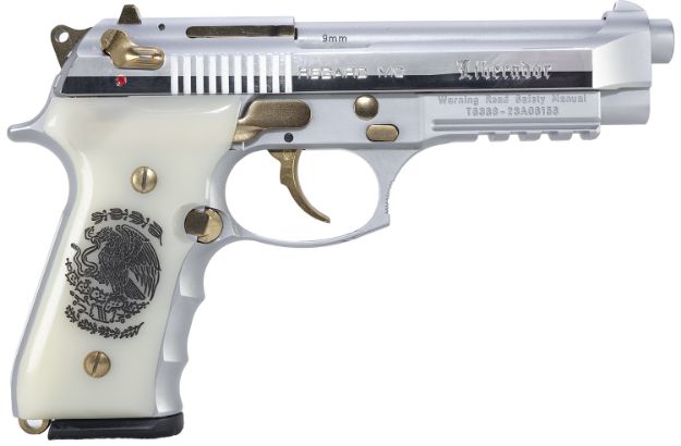Picture of Girsan Regard Liberadore Ii 9Mm Gold/Chrome Engr.18-Shot