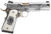 Picture of Girsan Mc1911s Liberadore Ii 9Mm 10Rd Chrome Gold Engraved