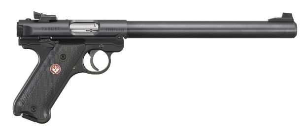 Picture of Ruger Mark Iv Target 22Lr 10" Bull As Blued Synthetic