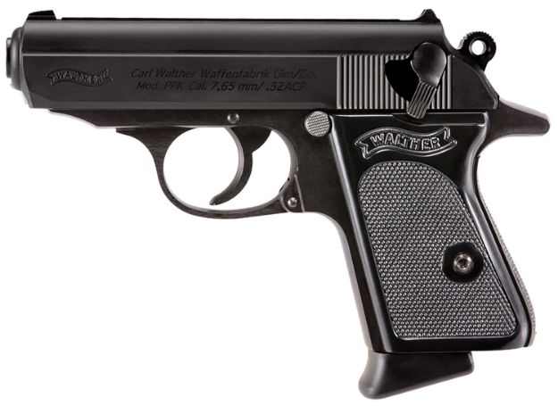 Picture of Walther Ppk 32Acp Black Fs 6+1 Rd Black Synthetic Grips