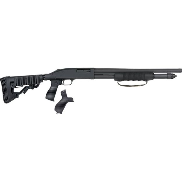 Picture of Mossberg 590 Tactical 12Ga 3" 18.5" Adj Stock Blued/Syn