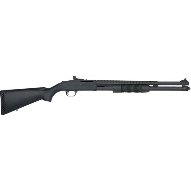 Picture of Mossberg 590 Persuader 12Ga 3" 20" 9Rd Ghost Ring Blued Syn