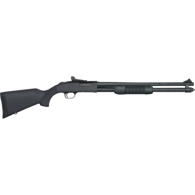 Picture of Mossberg 590 Tactical 20Ga 3" 20" 8Rd Ghost Ring Blued Syn