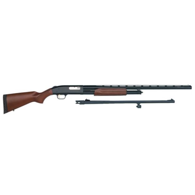 Picture of Mossberg 500 Combo 12Ga 3" 28"Vr 24"Rifled Blued Hardwood