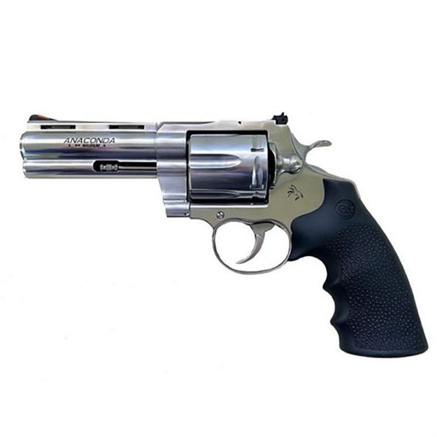 Picture of Colt Anaconda 44Mag 4" 6Rd Stainless Rubber Grips