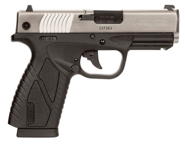 Picture of Bersa Bp Cc 9Mm Fs 8 Sh Silver Slide/Blk Frame
