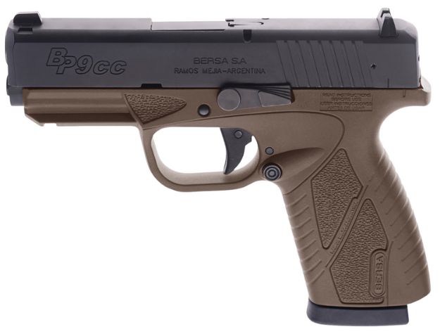 Picture of Bersa Bp Cc 9Mm Fs 8 Shot Matte W/Fde Frame