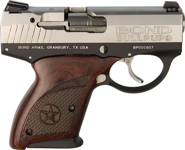 Picture of Bond Arms Bullpup 9Mm 3.35" Two-Tone Rosewood Grips