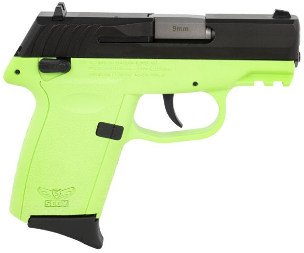 Picture of Sccy Cpx1-Cb Pistol Gen 3 9Mm 10Rd Black/Lime W/Safety