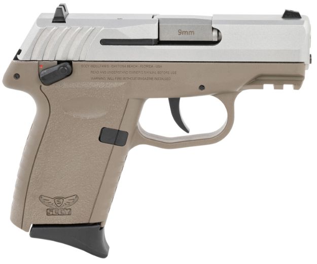 Picture of Sccy Cpx1-Tt Pistol Gen 3 9Mm 10Rd Ss/Fde Manual Safety