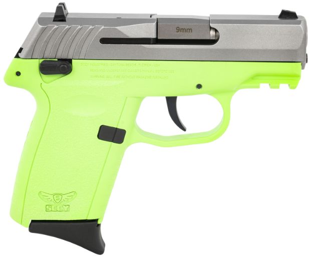 Picture of Sccy Cpx1-Tt Pistol Gen 3 9Mm 10Rd Ss/Lime W/Manual Safety