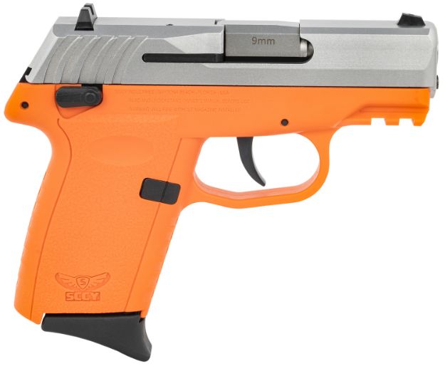 Picture of Sccy Cpx1-Tt Pistol Gen 3 9Mm 10Rd Ss/Orange W/Manual Safety