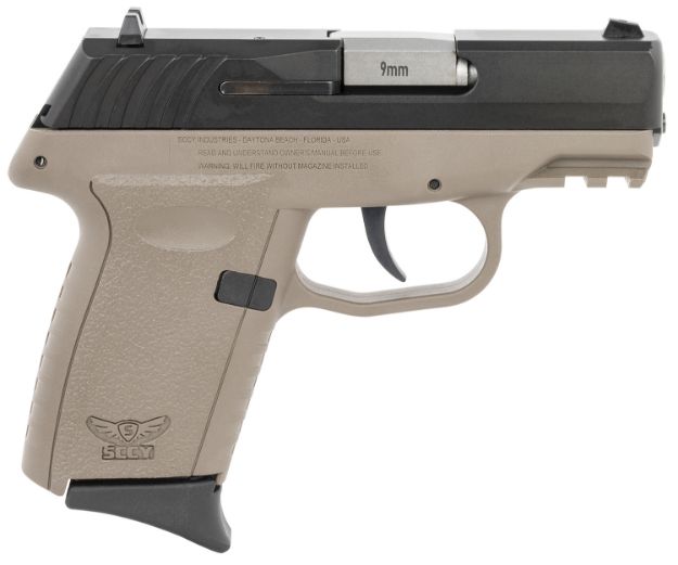 Picture of Sccy Cpx2-Cb Pistol Gen 3 9Mm 10Rd Black/Fde W/O Safety