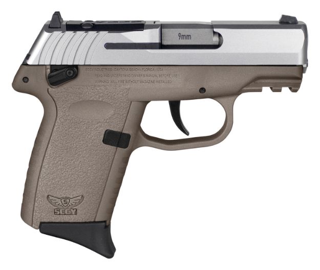 Picture of Sccy Cpx1-Tt Pistol Gen 3 9Mm 10Rd Ss/Fde W/Safety Rdr